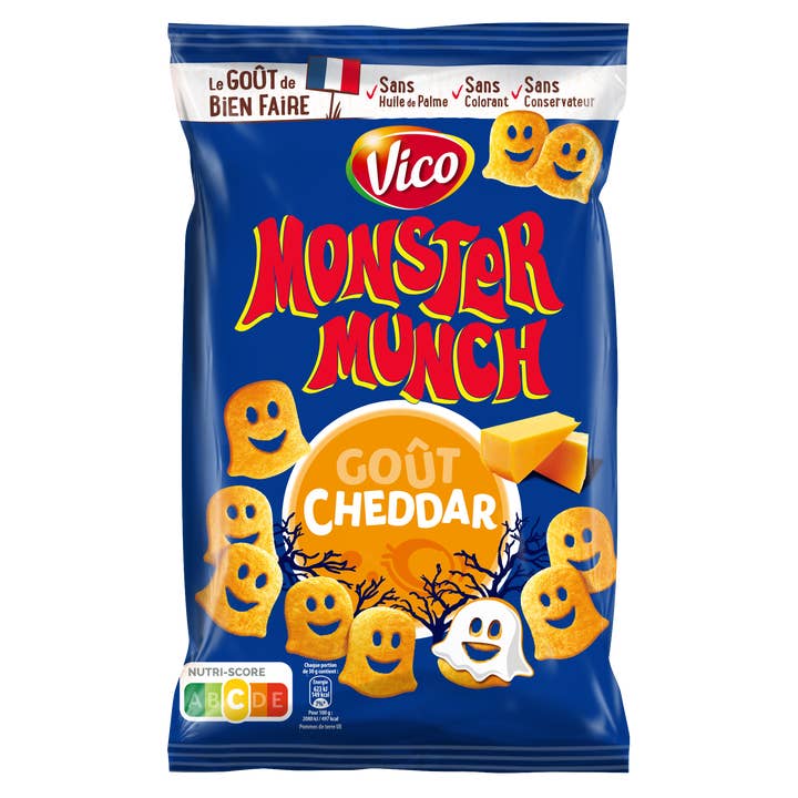 123bonbon - Wholesale Puffed Snack - VICO Monster Munch Cheddar