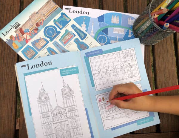 WanderWorld - Venta al por mayor Diario/agenda - Niños - Diario de viaje para niños de Londres3