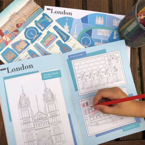 WanderWorld - Venta al por mayor Diario/agenda - Niños - Diario de viaje para niños de Londres3