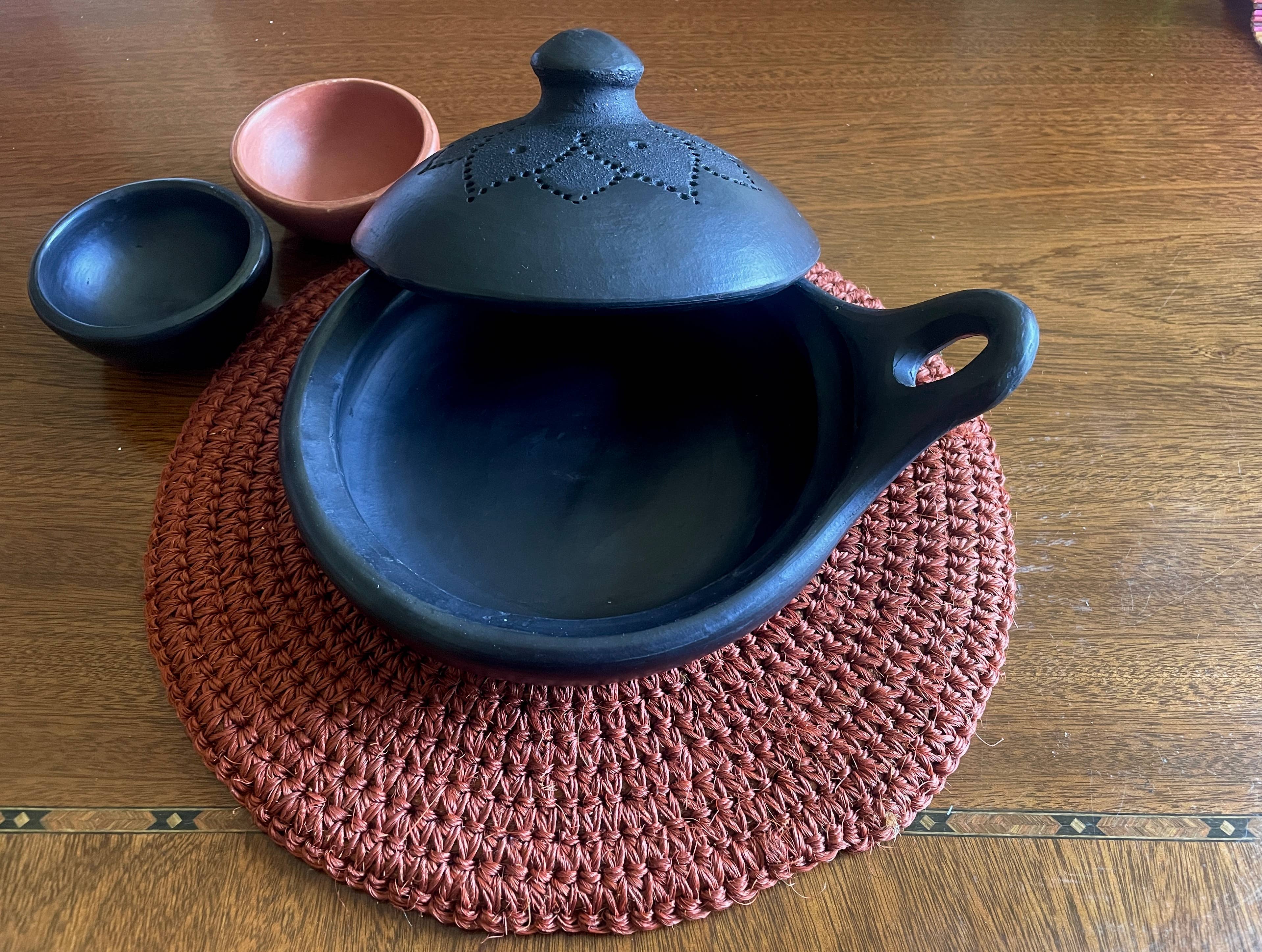 Authentic Origin Colombia – Frigideira por atacado – Travessas de Forno - Frigideira Sauté Assadeira Panela de Barro para Cozinhar3