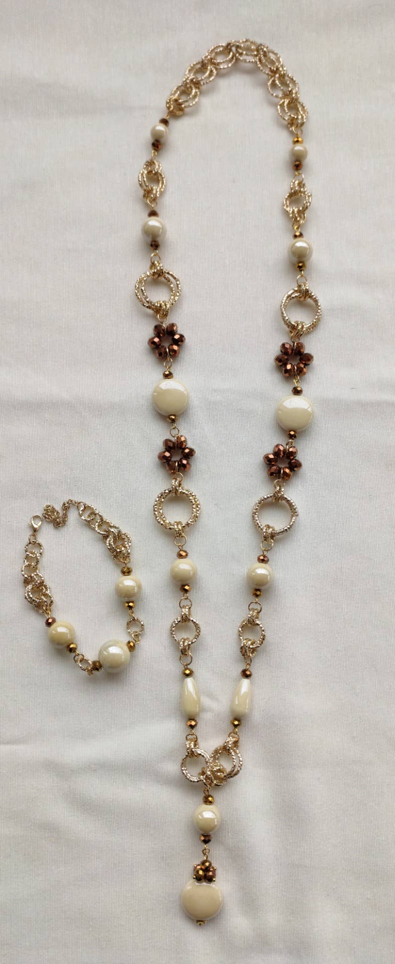 La Casa Della Bigiotteria - Wholesale Jewelry Set - Ceramic and Crystal Set (Art.2)