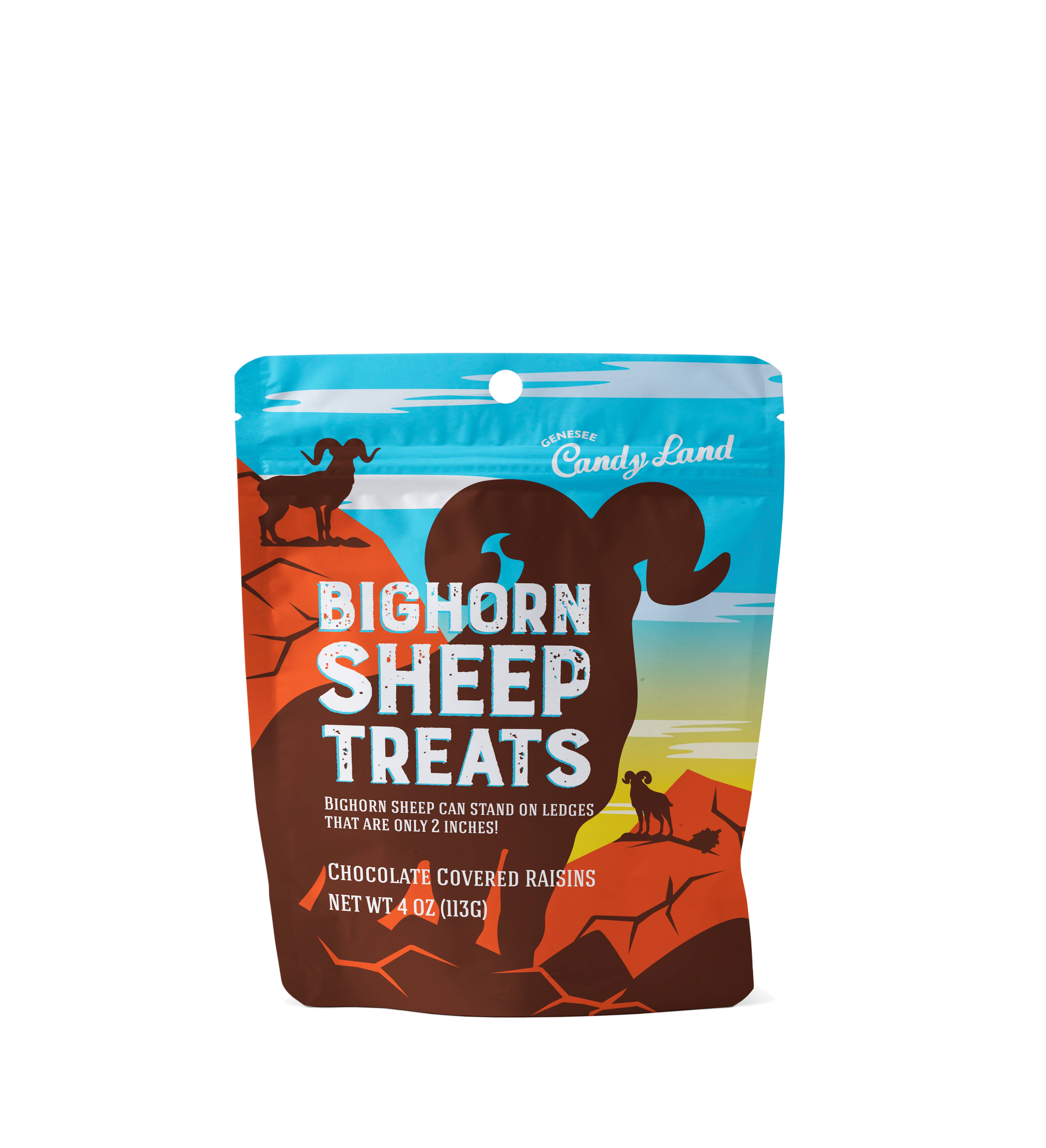 Genesee Candy Land - Wholesale Chocolate Covered Sweets - Bighorn Sheep Treats (chocolate covered raisins)3