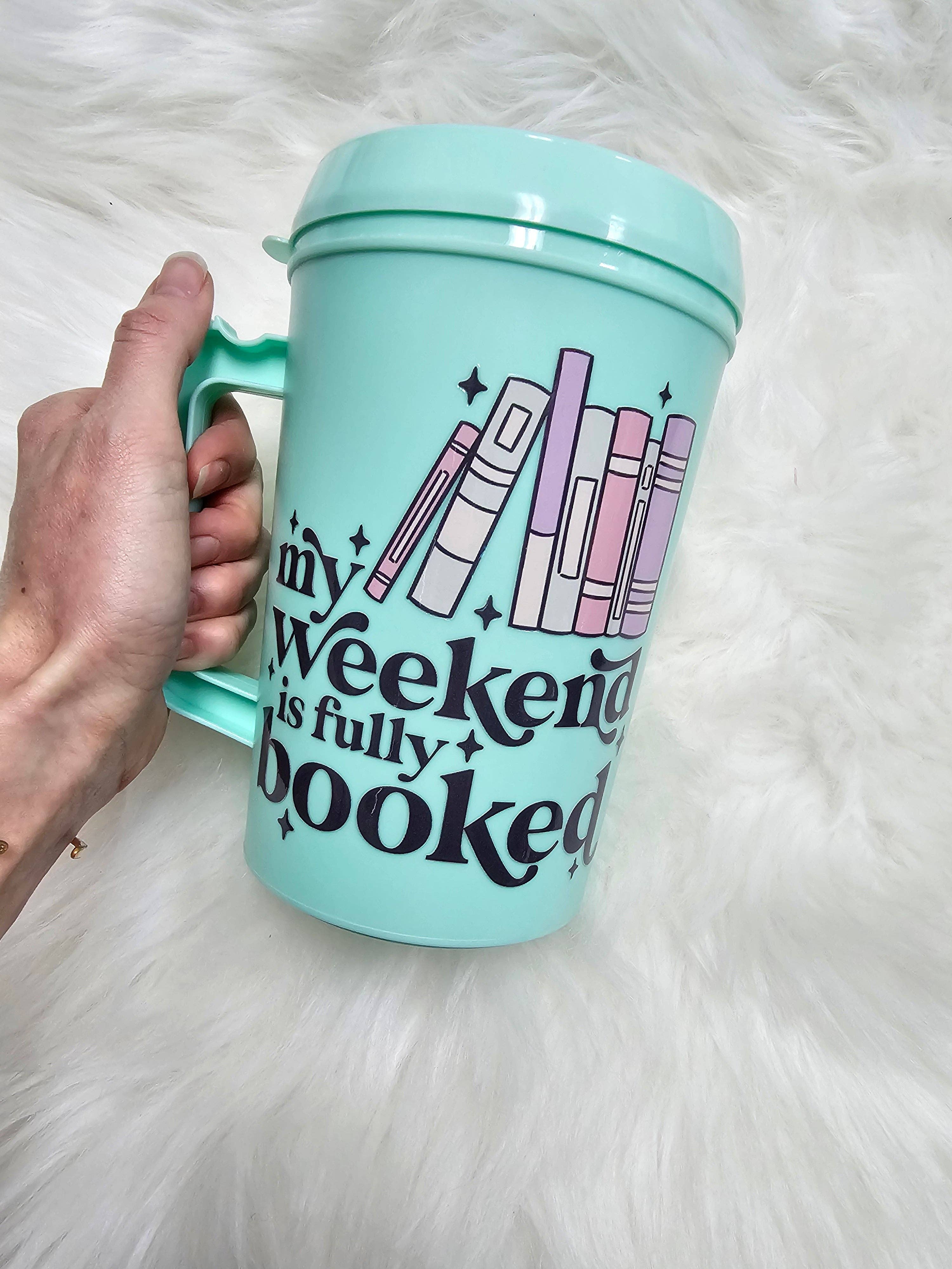 Scratch Decor - Wholesale Insulated Mug/Tumbler - My Weekend Is Fully Booked HIP SIPS Mega Mug 34oz