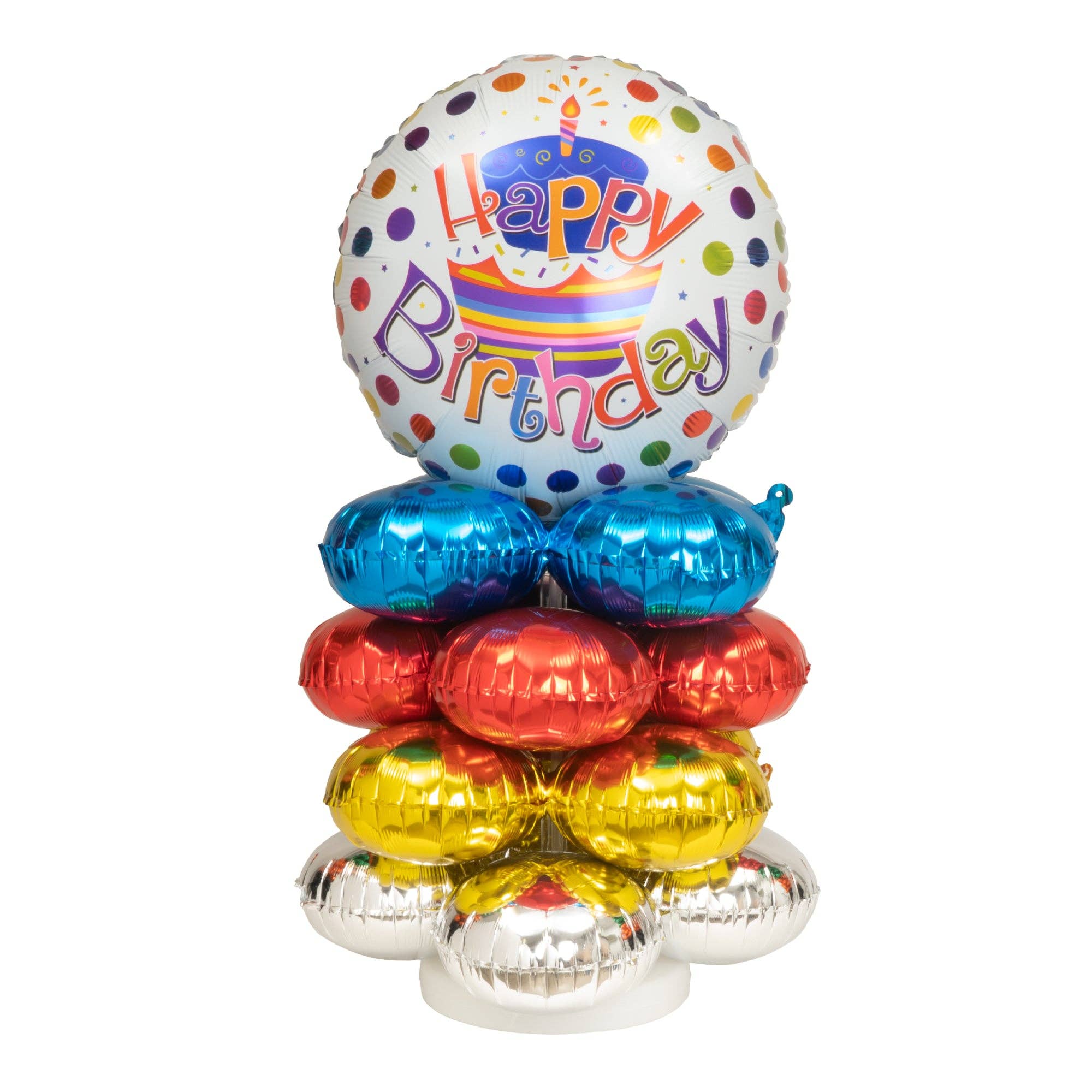 Portofino International Trading, USA - Wholesale Balloon - 12" Quad Mylar Balloon 50pc/pack - Green2