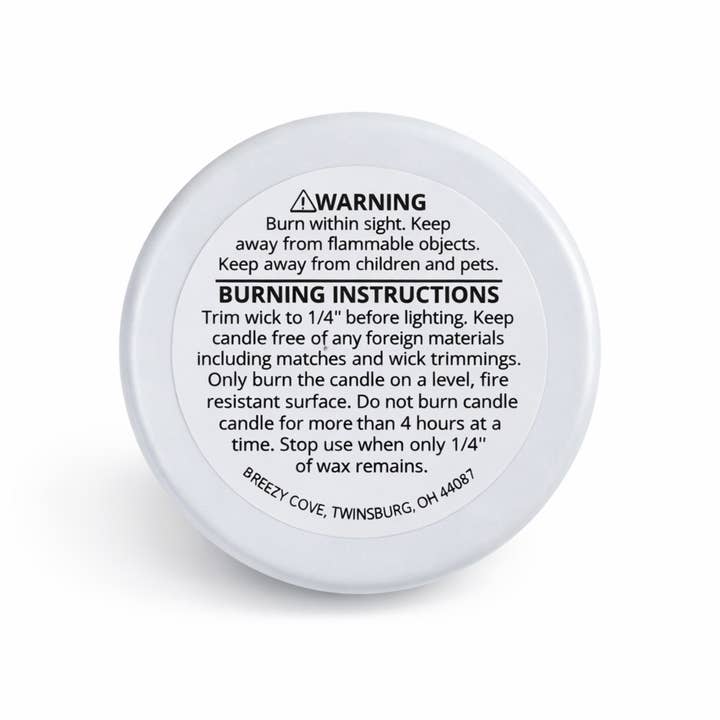 Breezy Cove - Wholesale Travel Candles - Seastone Beach Candle, Mini Tin Candle, Coconut Soy5