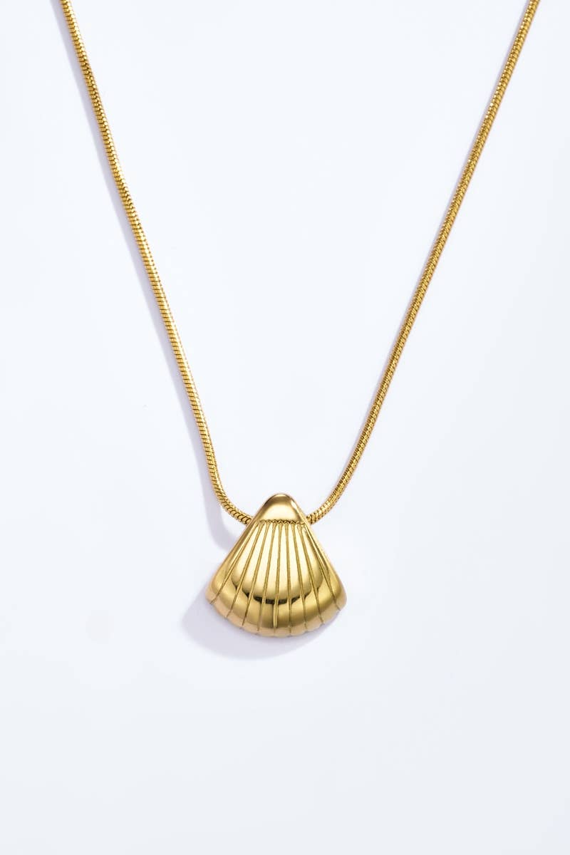 BYREN | ÉLINE L'ATELIER - Wholesale Pendant/Charm Necklace - 224DY23 stainless steel shell necklace0