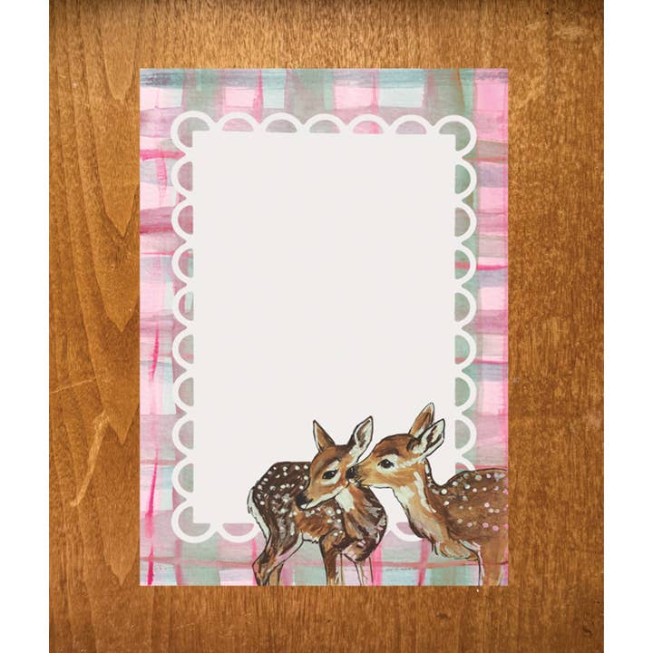 Fawn Notepad for wholesale by Natalie Kate