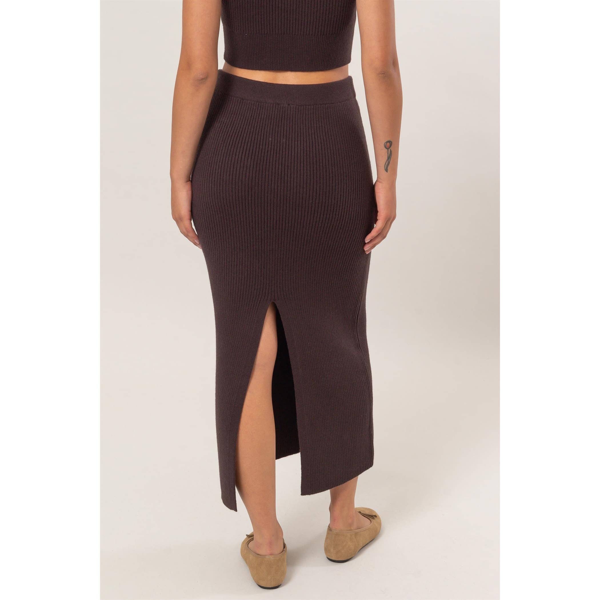 HYFVE – wholesale Skirt – Women’s – Ribbed Knit Midi Skirt15