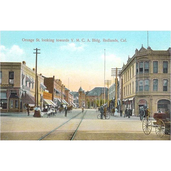 Sticker CA-1471 Orange Street, Redlands for wholesale by Found Image Press