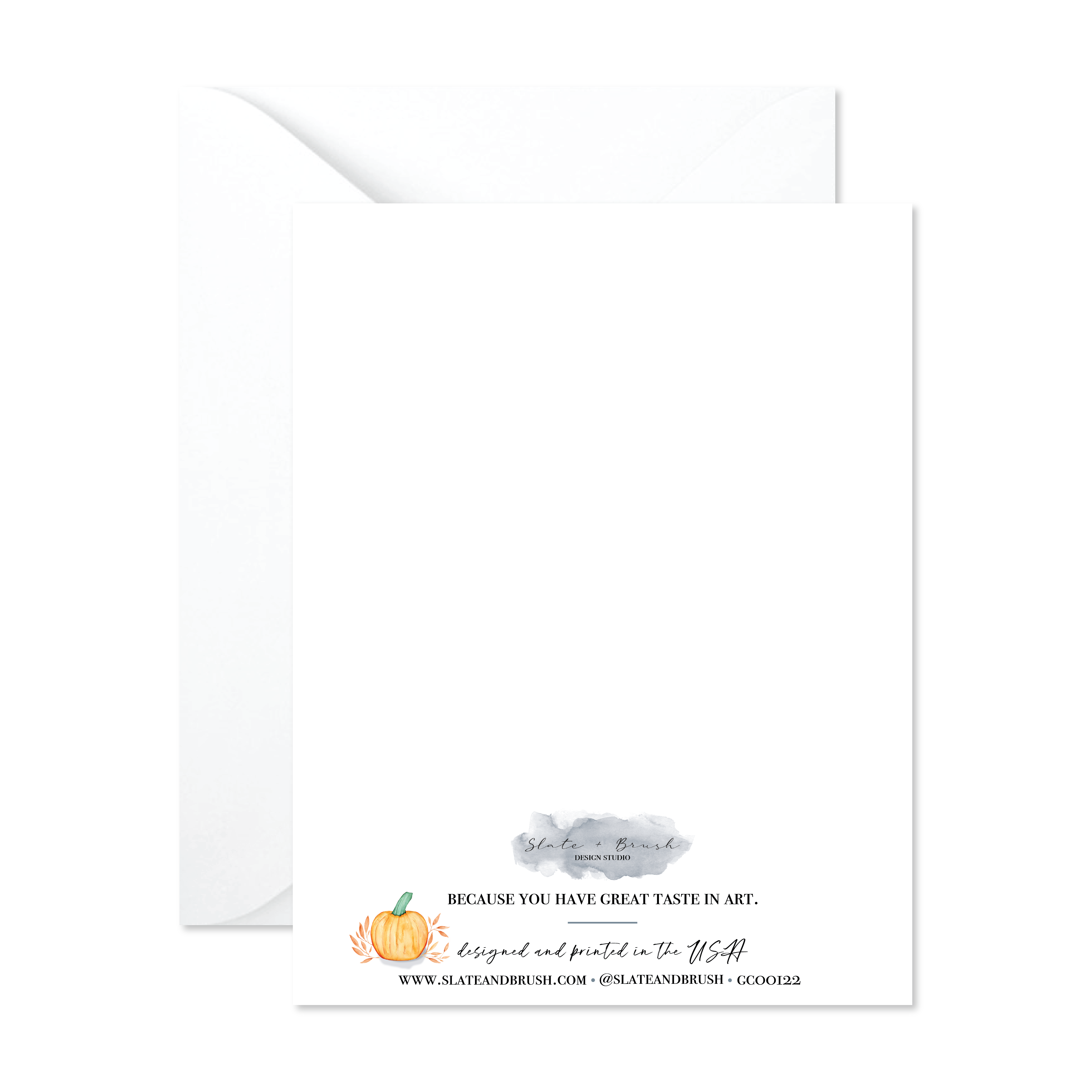 Slate + Brush Design Studio – Engroshandel Fødselsdagskort – Efterår fødselsdagskort - sjovt græskar oktober fødselsdagskort2