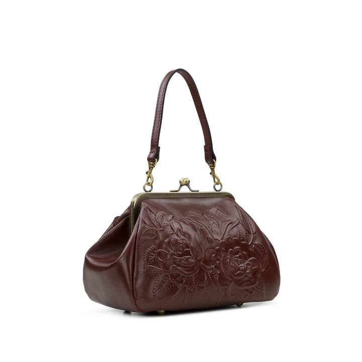 Patricia Nash - Wholesale Shoulder Bag - Women's - Patricia Nash Annie Frame Bag -Rose Tooled