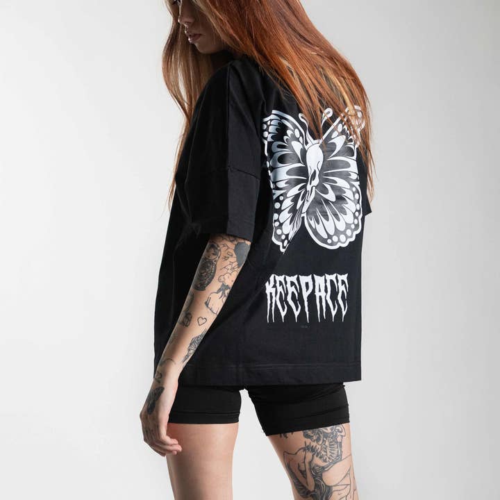 Violet Skull Oversize-tröja för wholesale av Keepacewear. srl