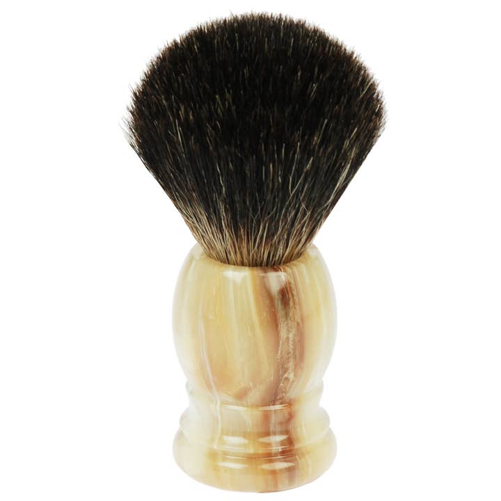 Rein Dachs shaving brush, cream color, plastic handle for wholesale by Fantasia R. Espig KG