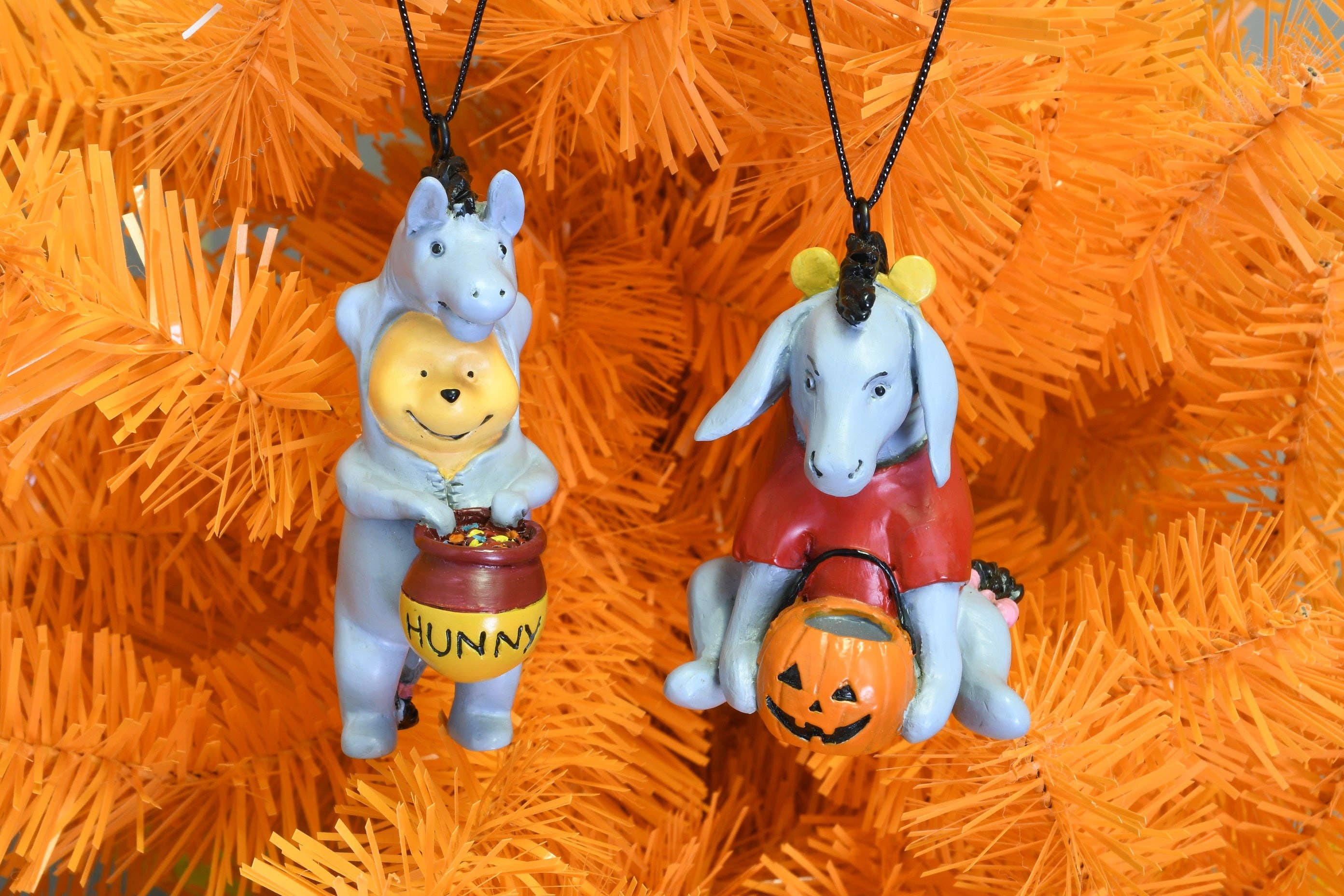 Tree Buddees - Wholesale Ornament Set - Winnie The Pooh and Eeyore Dressed up as Each Other for Trick or Treating Cute Halloween Ornaments7