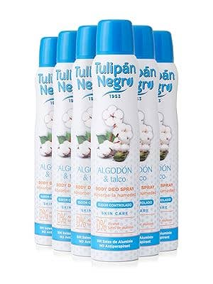 Kcosmetique - Wholesale Deodorant - Unisex - COTTON AND TALC BODY DEODORANT SPRAY - TULIPAN NEGRO2
