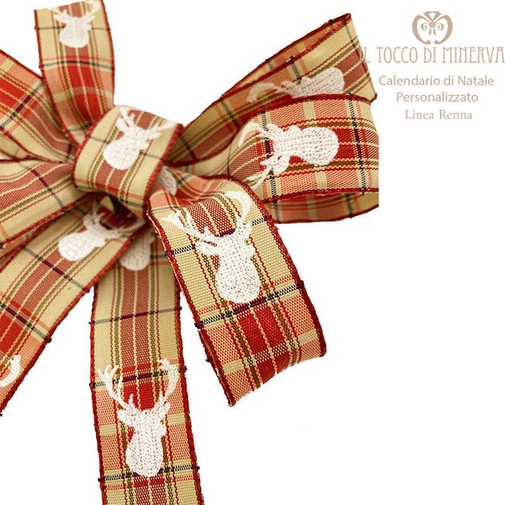 Personalized felt Christmas calendar - Handmade for wholesale by Il Tocco di Minerva