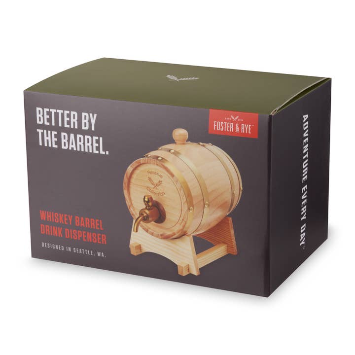 Foster & Rye - Wholesale Drink Dispenser - Whiskey Barrel Drink Dispenser