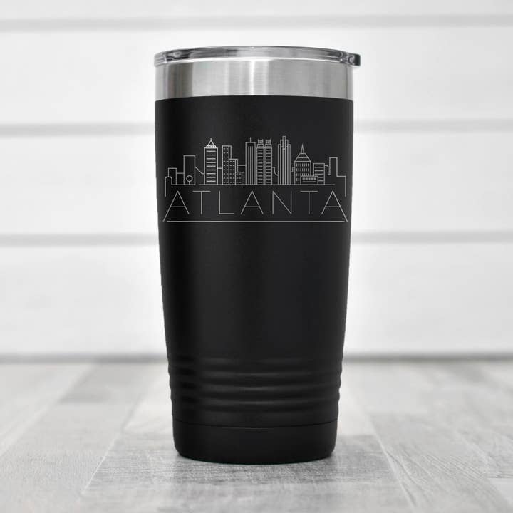 Atlanta Skyline Stainless Tumbler for wholesale by Quotable Life