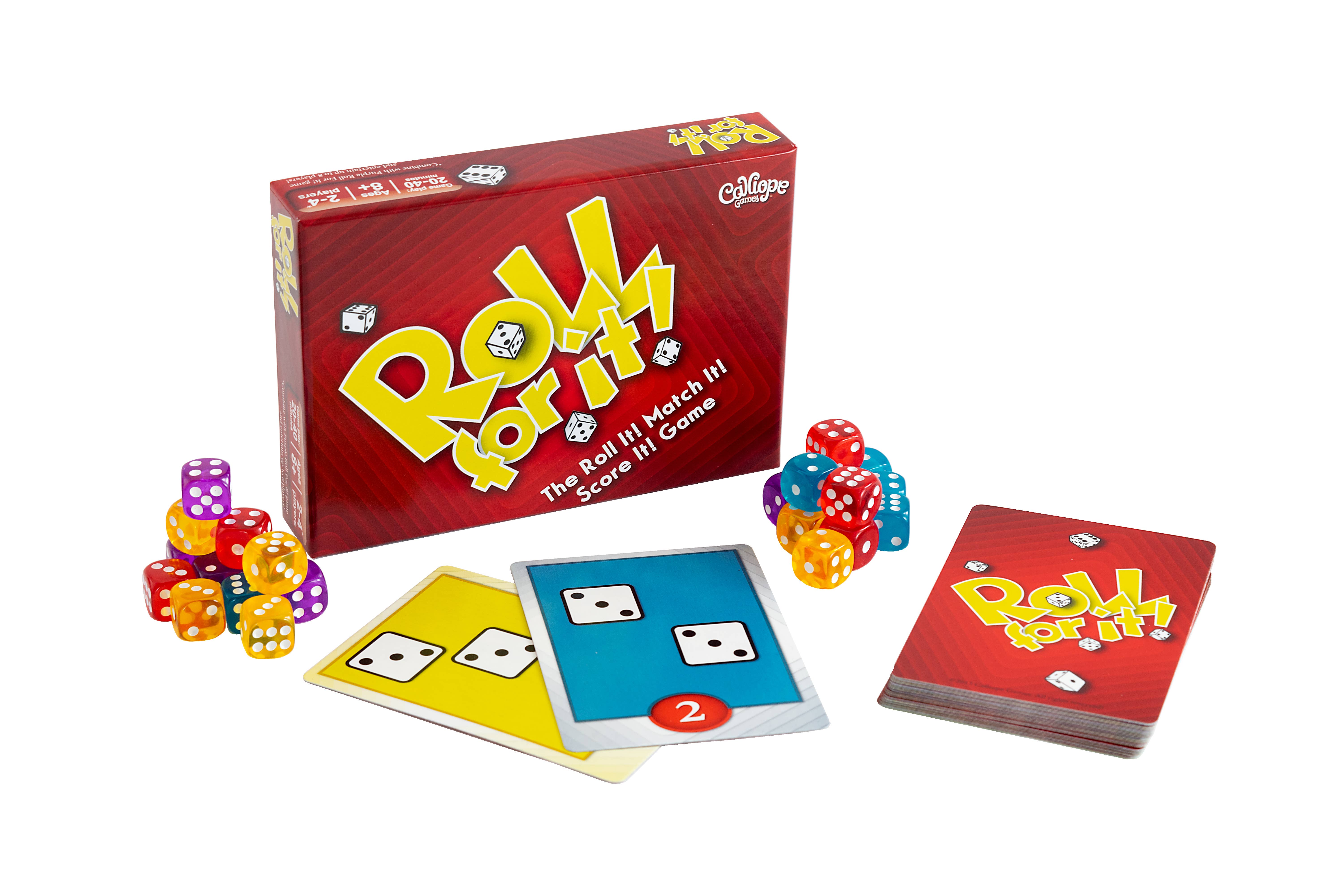 Calliope Games - Wholesale Dice - Roll For It (Red Edition) - Roll It! Match It! Score It!1
