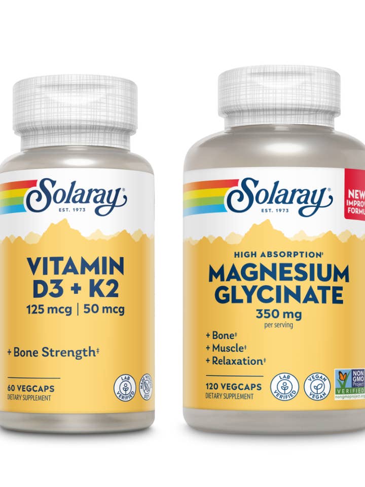 Magnesium Glycinate + Vitamin D: Stay Active Bundle for wholesale by Solaray
