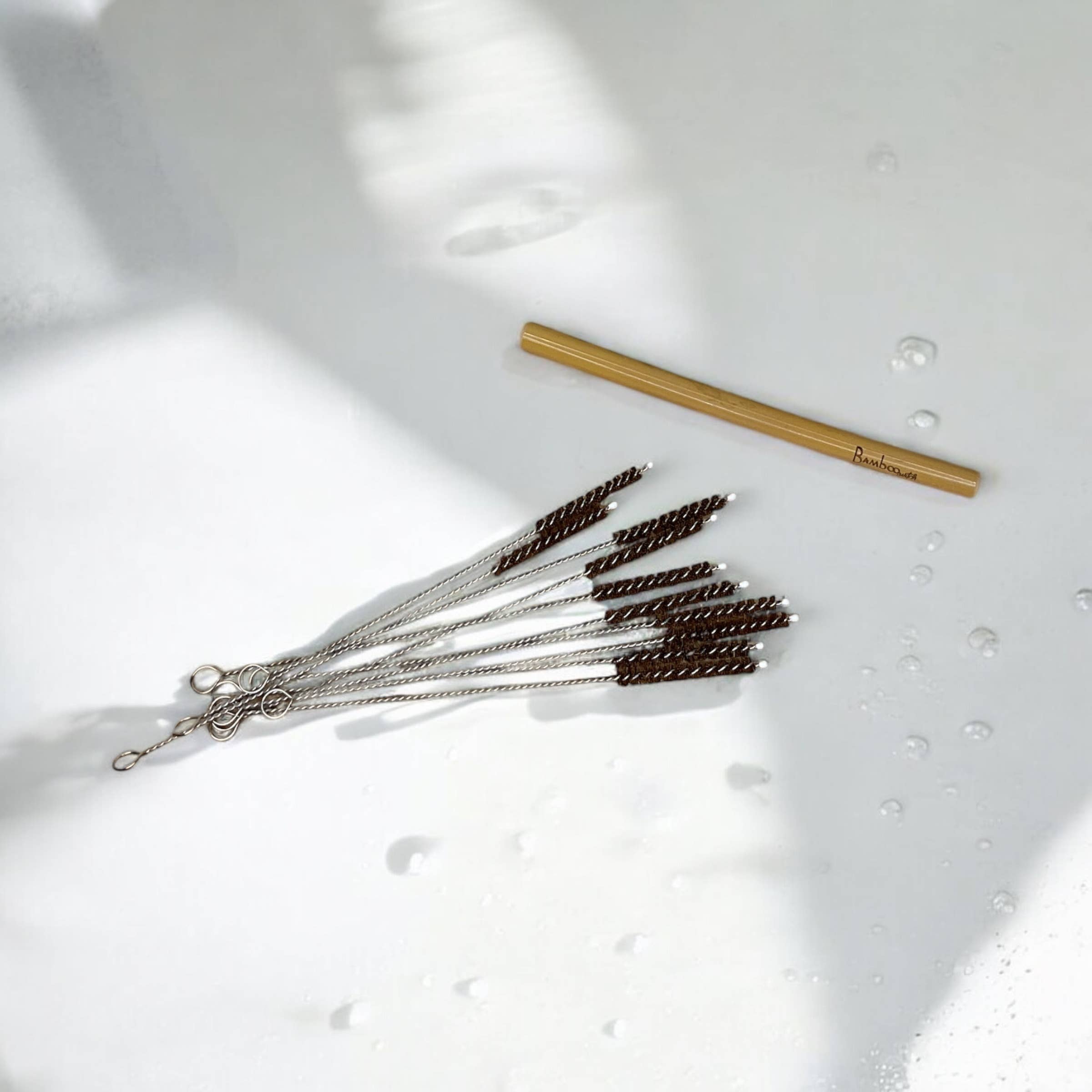 Bamboo Switch - Wholesale Cleaning Brush - 10 Pack - Coconut Fiber Plastic Free Straw Cleaner3