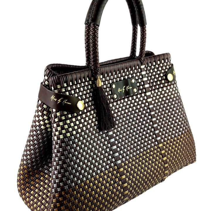 MAVIS BY HERRERA - Vente Sac à main avec poignée sur le dessus – femme - Sac à main convertible moins polluant - Élégant