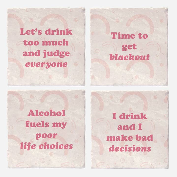 Naughty Girl Coasters for wholesale by Versatile Coasters