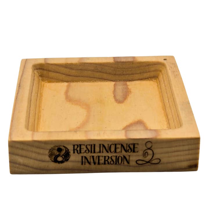 ResilScents WholeSale - Wholesale Incense holder - Inversion Ash Catcher – Crafted Wood & Brass Incense Stand7