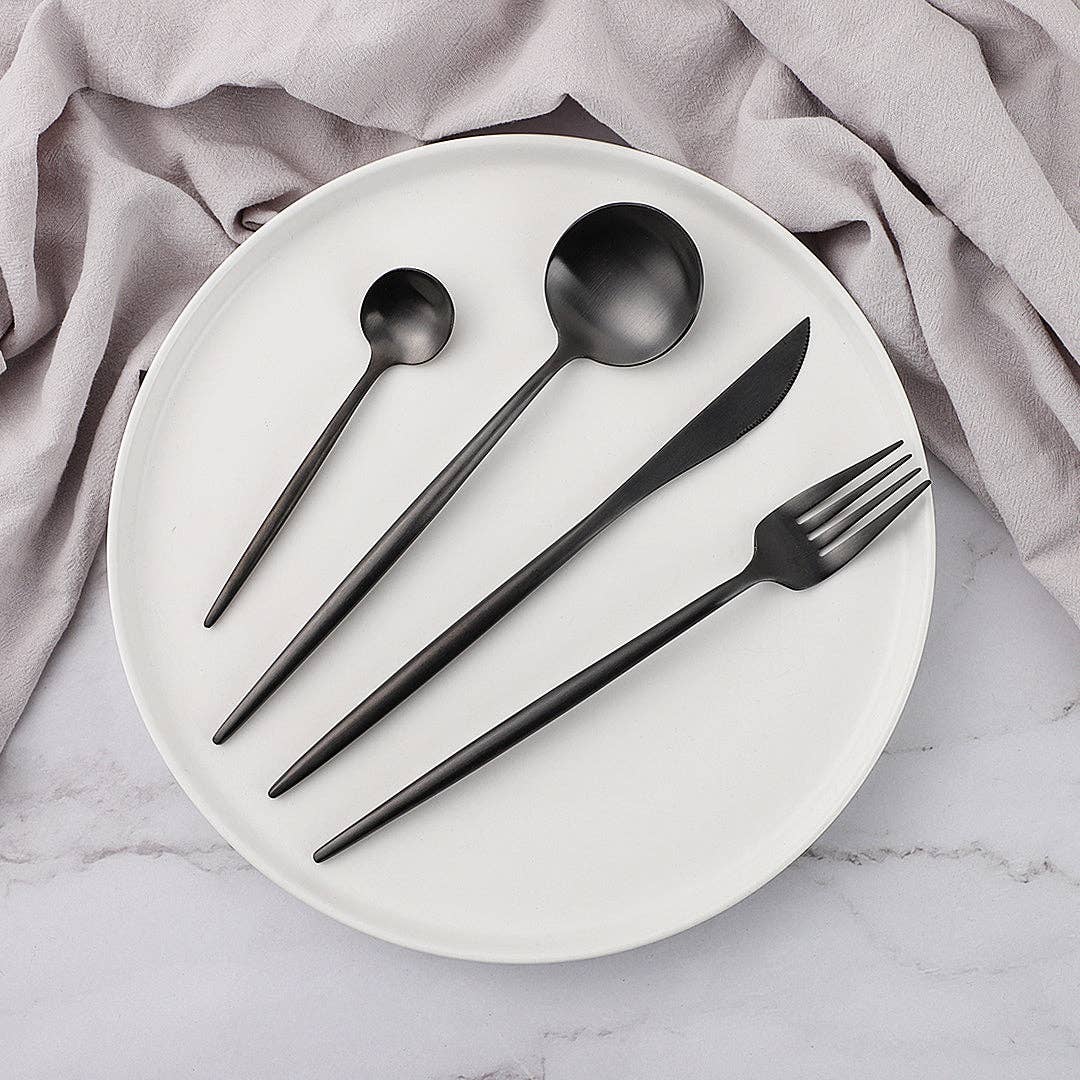 EDEN + ASH - Wholesale Flatware Set - Stockholm Matte Flatware Set6