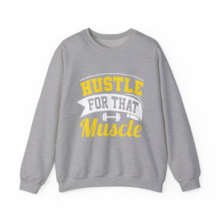 RC'nSONS - Wholesale Graphic Sweatshirt - Unisex - Hustle For That Muscle Unisex Sweatshirt41