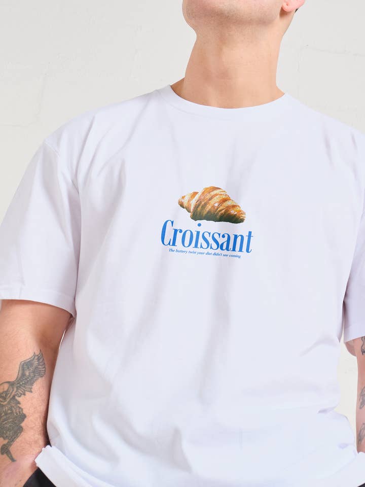 Threadheads - Wholesale Screen printed t-shirt – unisex - Le Croissant T-Shirt2