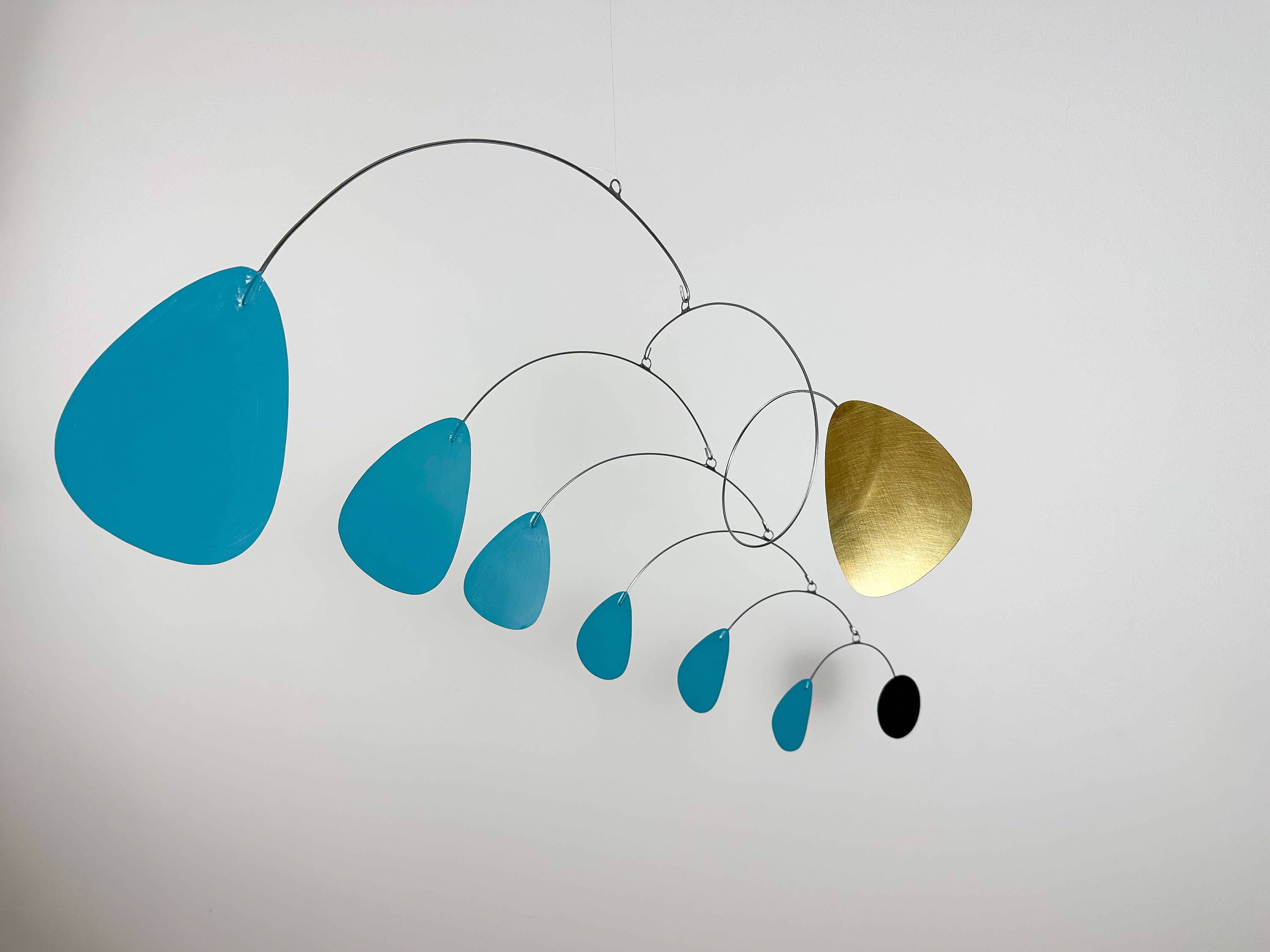 Kelly Design Mobiles - Venta al por mayor Móviles - Móvil | Móvil colgante | Móvil verde azulado y latón1