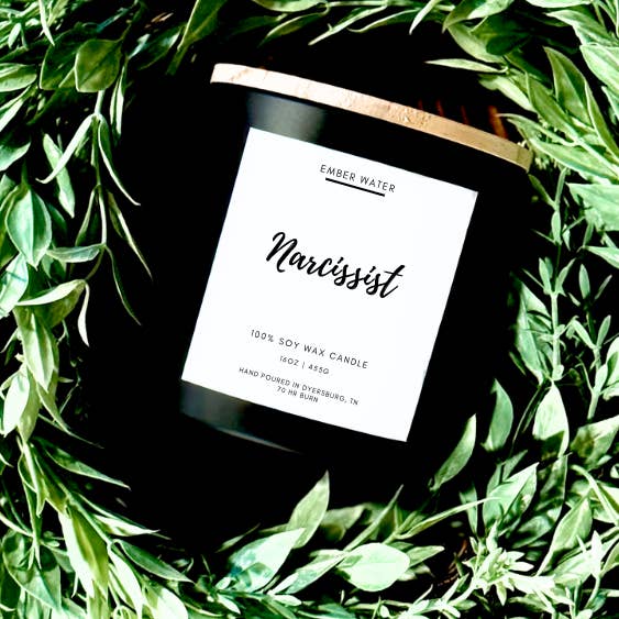 Candela Narcisista 16 oz 100% Soia per la vendita all'ingrosso da parte di Ember Water