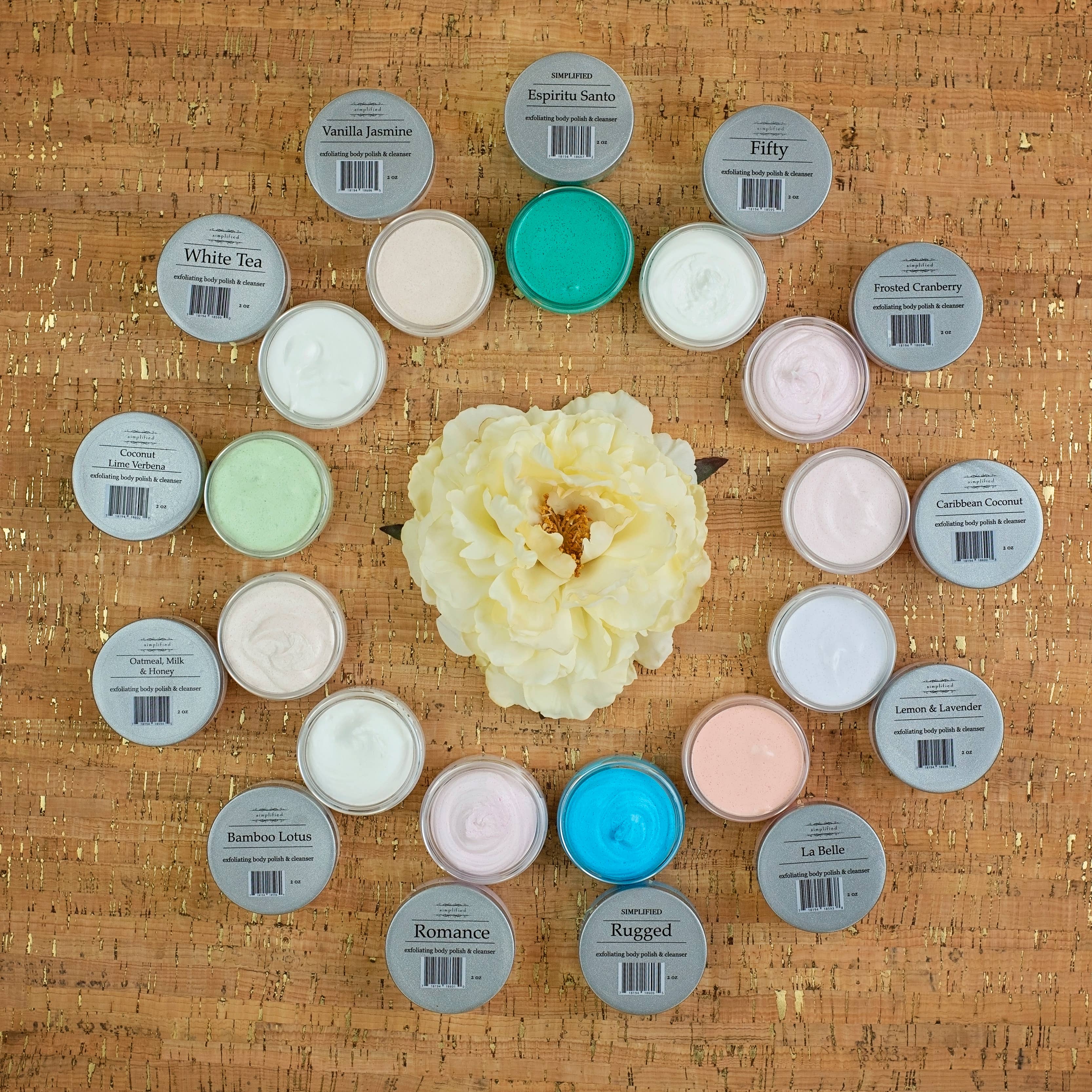 Simplified Soap – wholesale Body scrub/exfoliant – 2oz Body Polish2