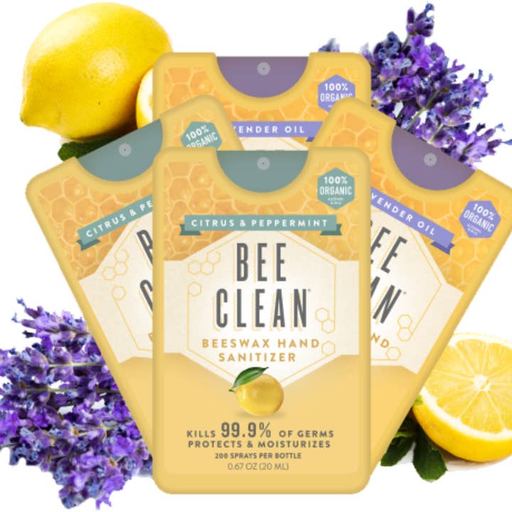 Bee Clean - Wholesale Hand Sanitizer - Bee Clean Organic Beeswax Hand Sanitizer - Mini Case6