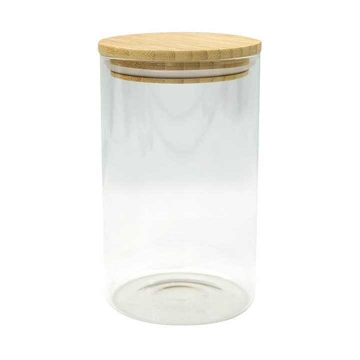 Zenker – wholesale Food storage container – 1.15L Glass Storage Container with Bamboo Lid Fackelmann Eco Friendly0
