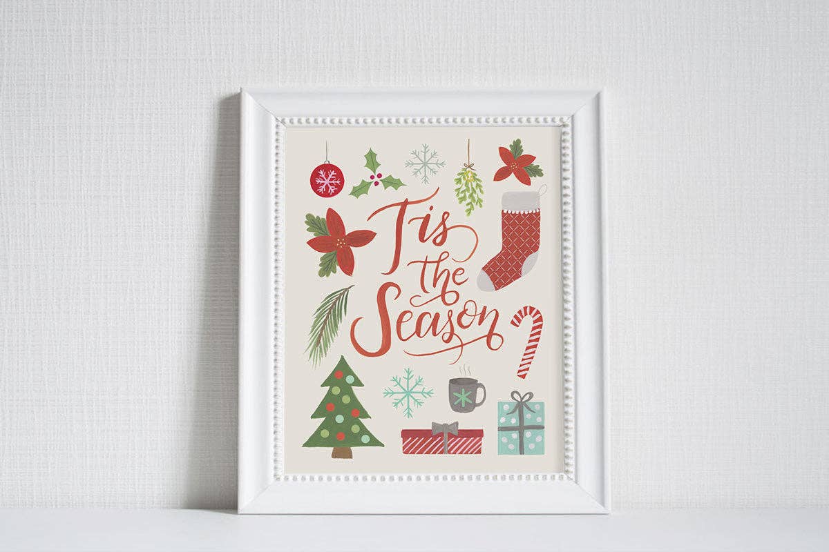 LoveLight Paper - Wholesale Art Print - Tis the Season - Christmas Art Print0