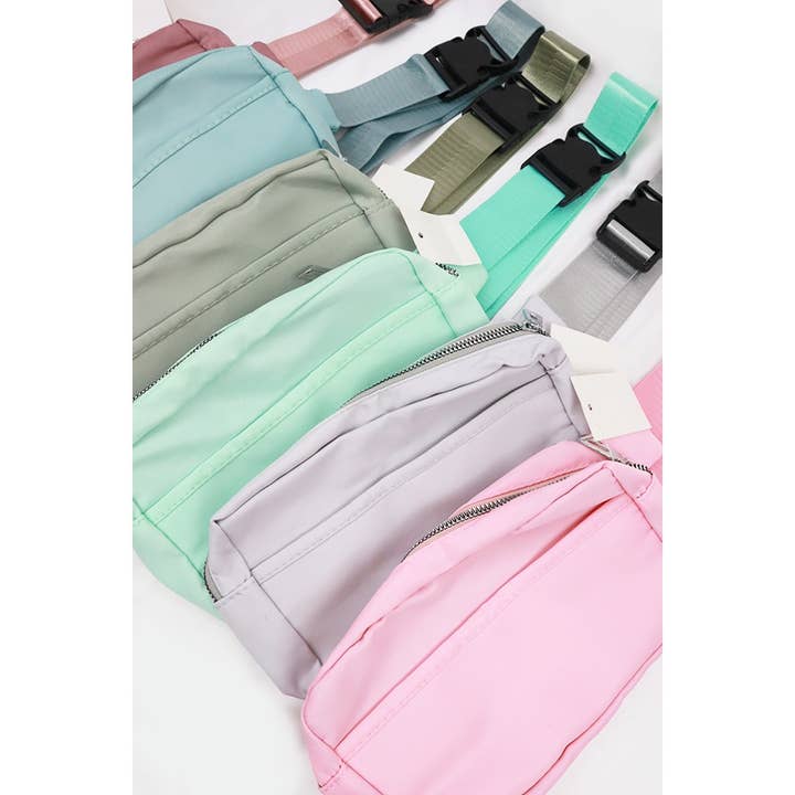 Natural Color Crossbody Belt Bag for wholesale on Faire6