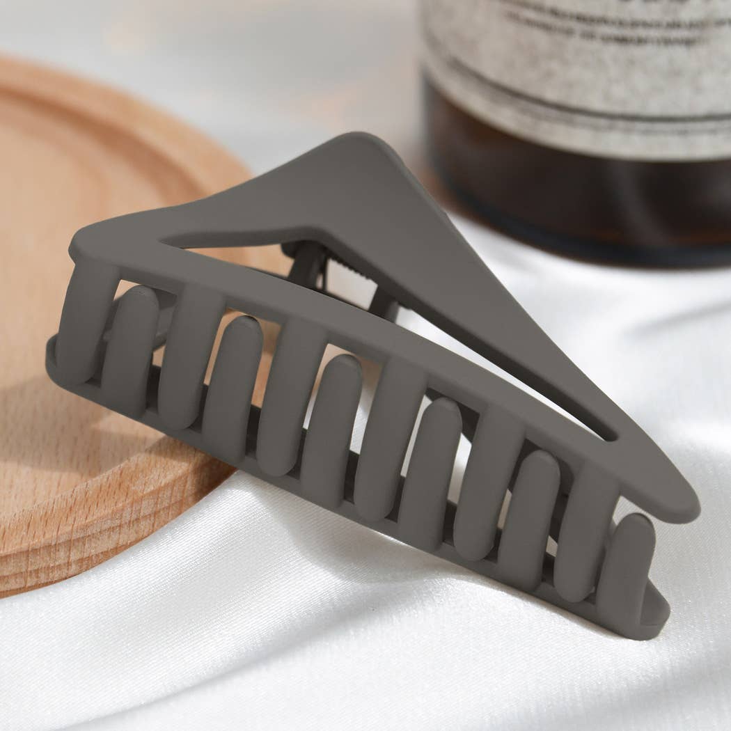 SoapElenGlen - Wholesale Hair Clip - Women's - French Geometric Hollow Triangle Hair Claw Clip24