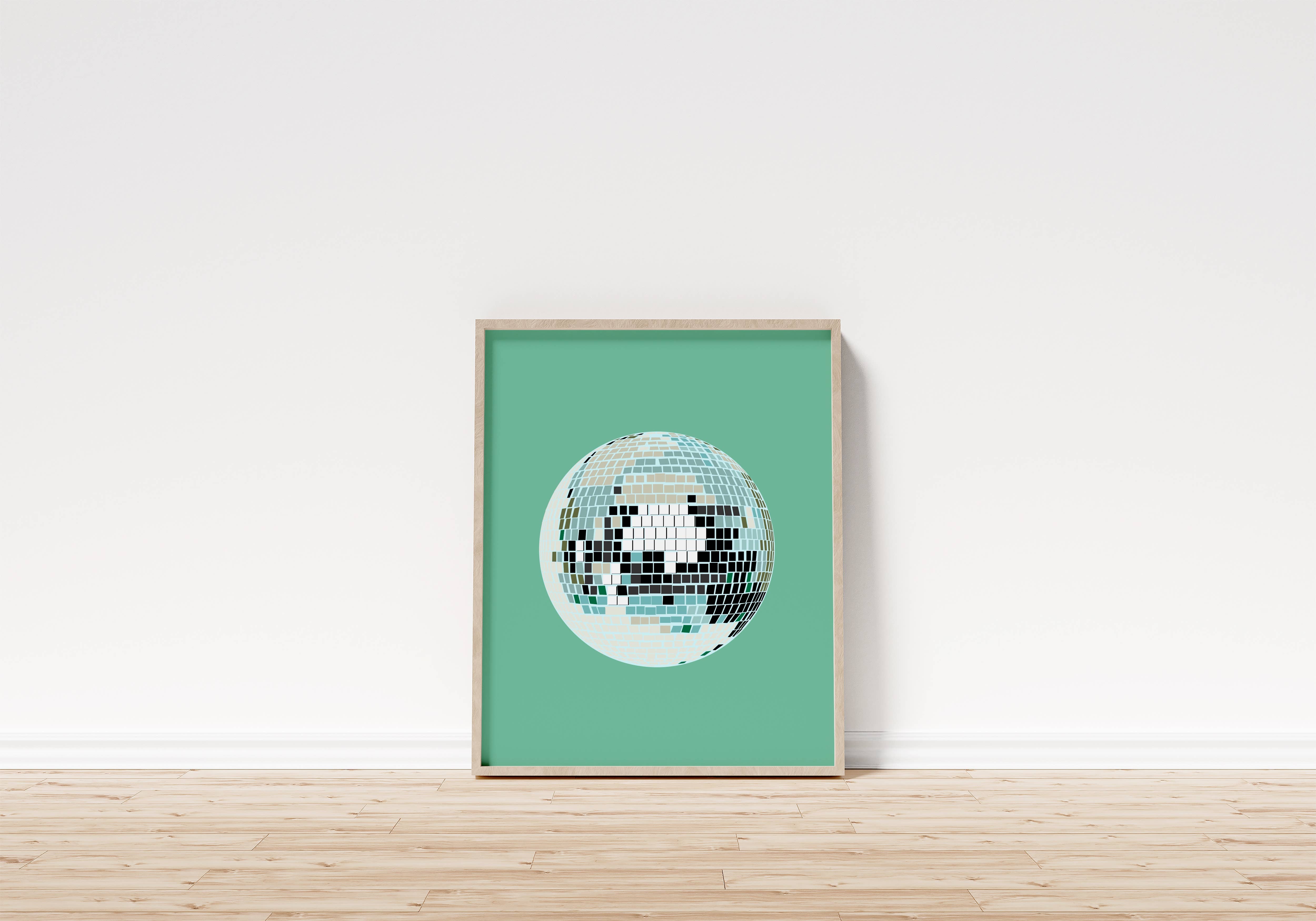 HoldThatPunch - Wholesale Art Print - Disco Ball Art Prints - 7 Color Options1