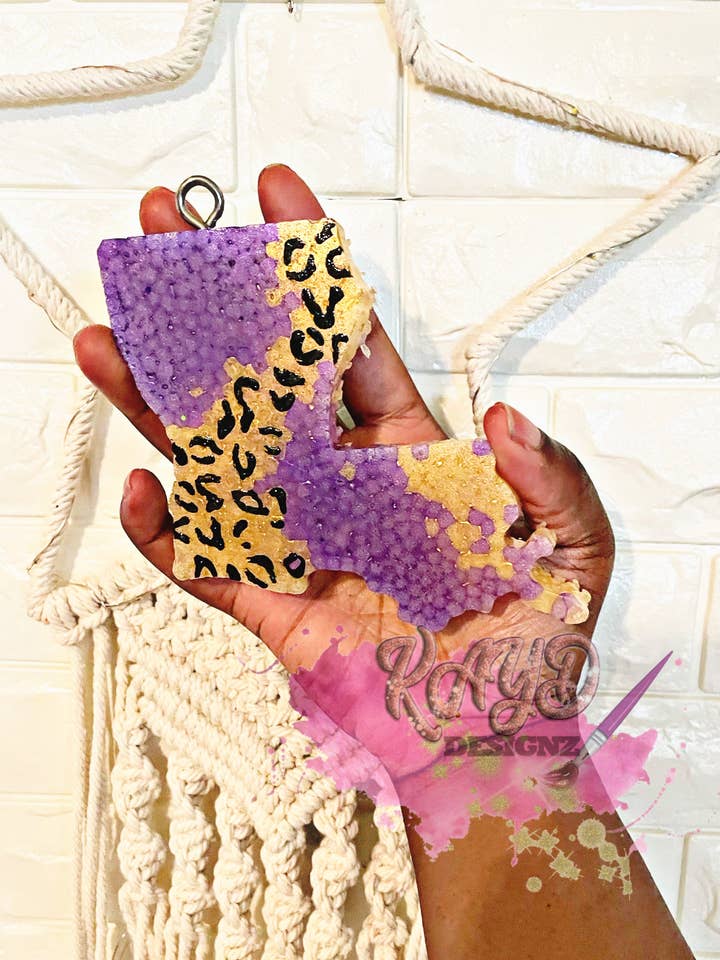 Louisiana Leopard Freshie for wholesale by Kayd-designz