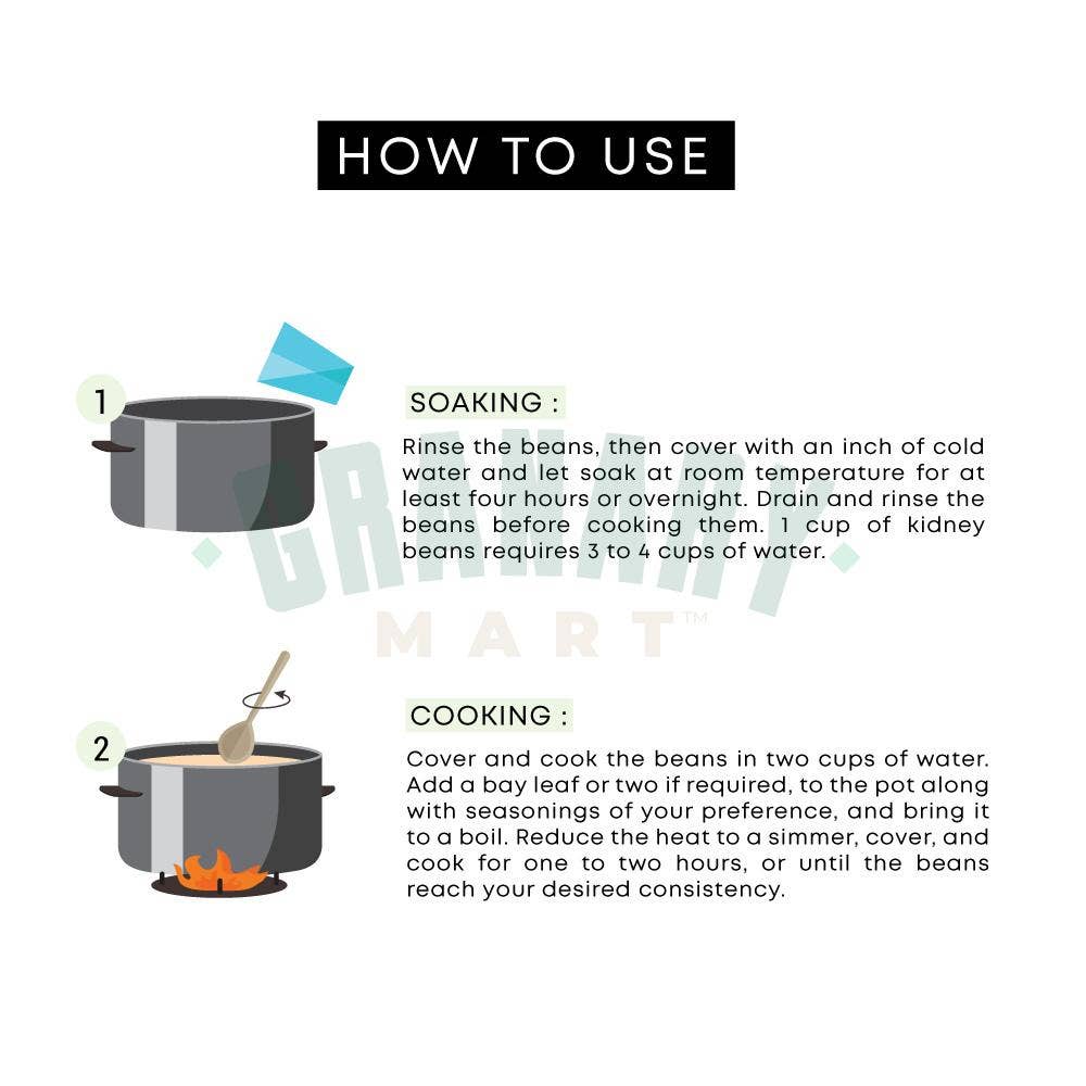 Granary Mart – Großhandel Bohnen – GANZE ROTE KIDNEYBOHNEN - PROTEINREICH UND PERFEKTE TEXTUR3