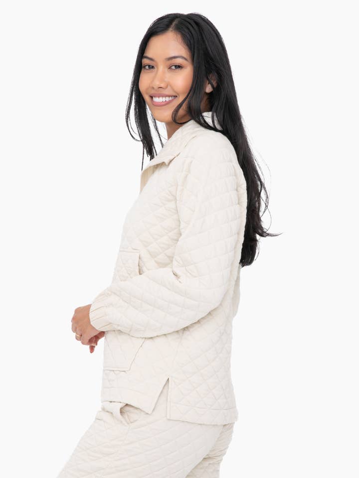 Mono B - Wholesale Sweatshirt - Women's - Cozy Quilted Jersey Pullover13