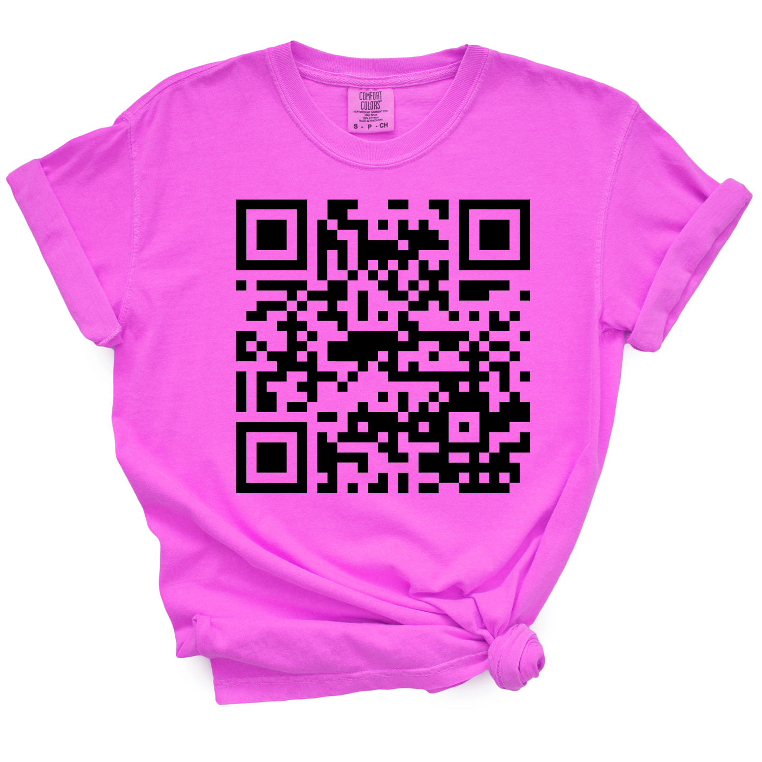 tcbco - Wholesale Screen Printed T-Shirt - Women's - Fuck You QR Code TShirt4