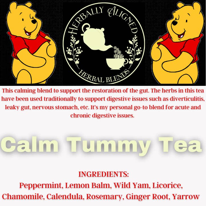 Aligned Herbally - Wholesale Health/Detox Tea - Calm Tummy Tea