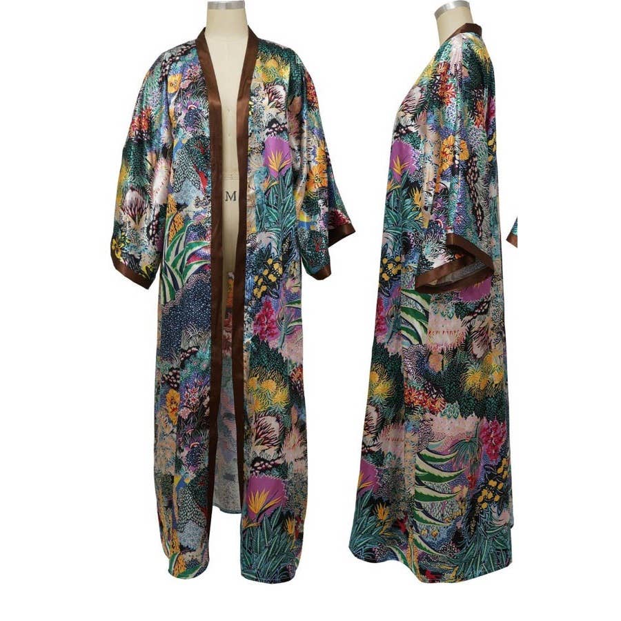 DORCAS - Wholesale Kimono - Women's - LONG SLEEVE FRONT OPEN KIMONO10