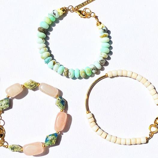 Etymology Jewelry - Vente Parures de bijoux - Ensemble de bracelet - Ensemble de bracelet en cristal - Bijoux Boho1