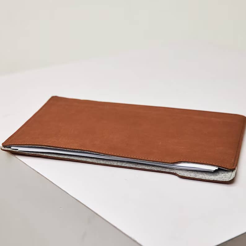 Pikore - Wholesale Folders - Leather Document Case, Leather Paper Folder2