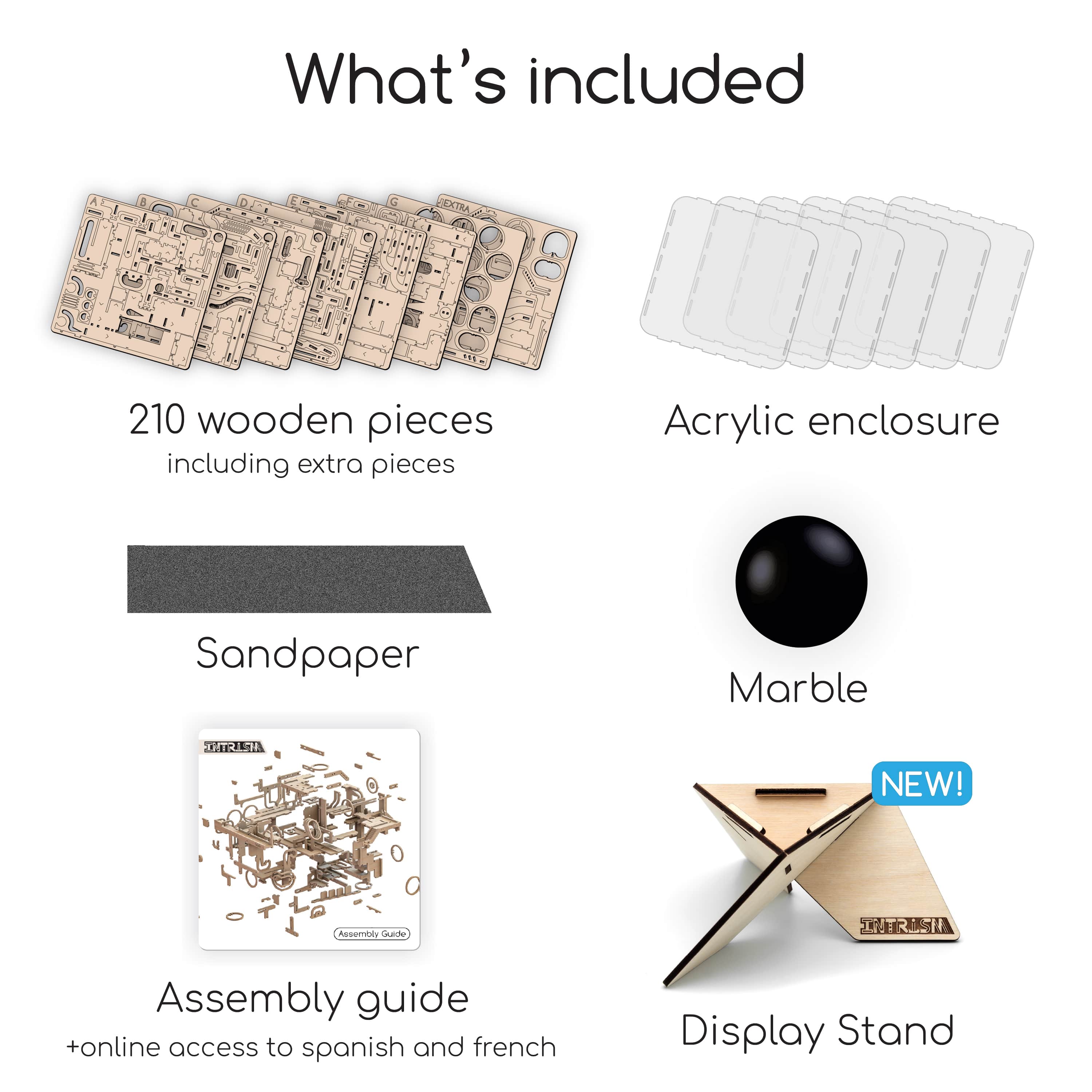 Intrism – wholesale Puzzle – Adult – Intrism Pro - 3D Marble Labyrinth Assembly Kit7