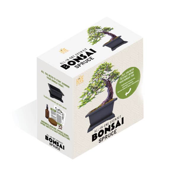 Buzzy, Inc. - Wholesale Plant Seeds - Buzzy Seeds Holiday Bonsai Spruce Grow Kit
